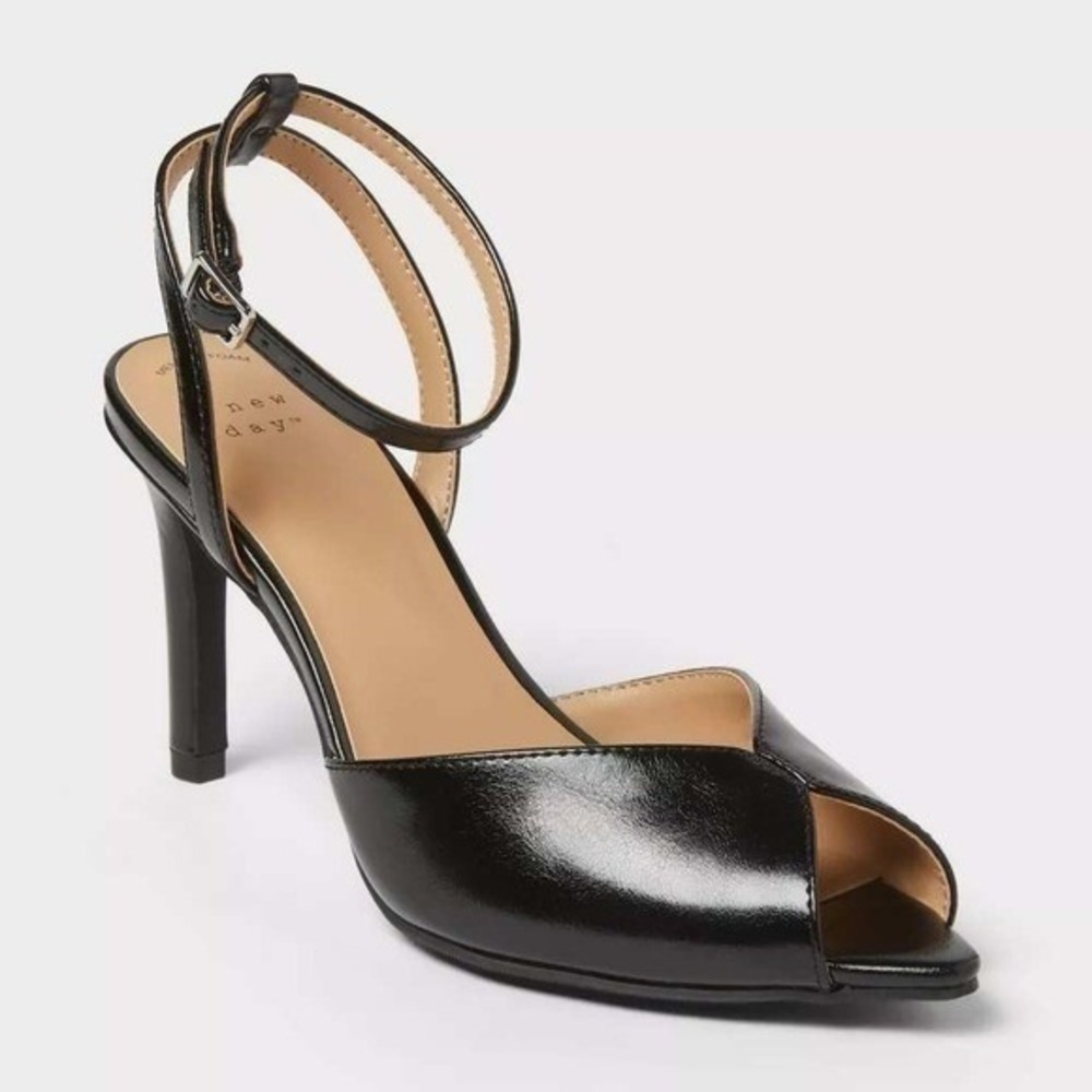 Women's Virginia Heels by A New Day Black Size 9.5 New With Tags‎